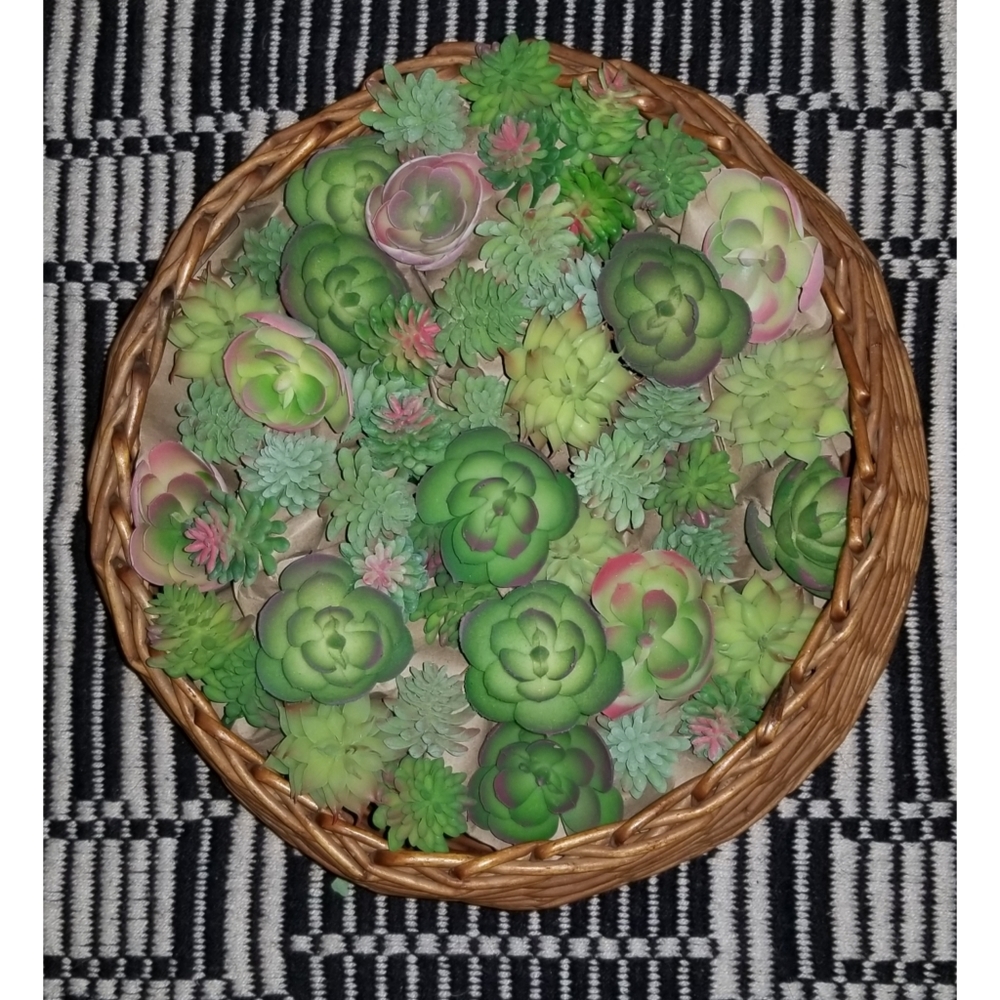 Woven Wicker Planter Wall Decor Basket